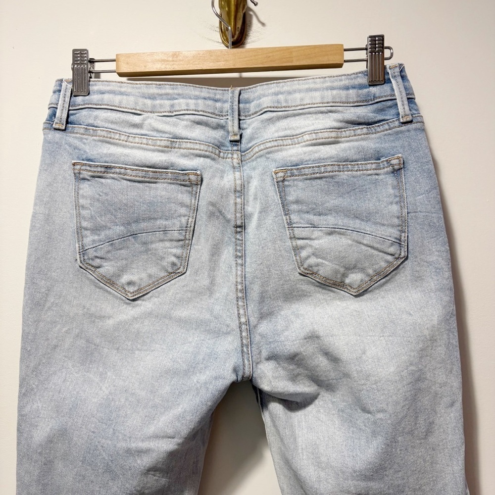 Driftwood Audrey High Rise Embroidered Side Trim Jeans Size 28 Straight Leg - Picture 6 of 16